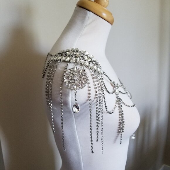 Rhinestone Shoulder Jewelry - New - Picture 4 of 6